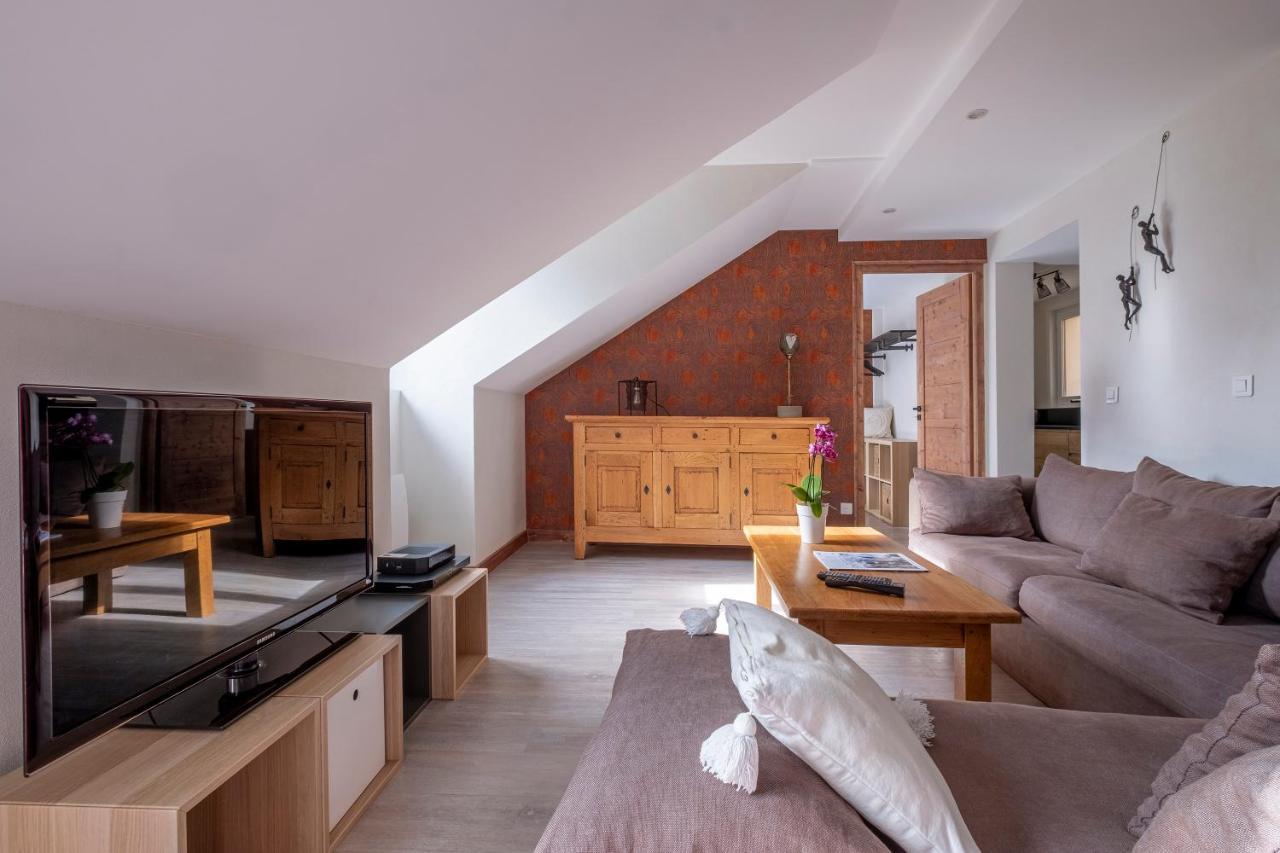 L'Appart 52, Magnifique Duplex En Plein Coeur De Chamonix-Mont-Blanc Exteriör bild