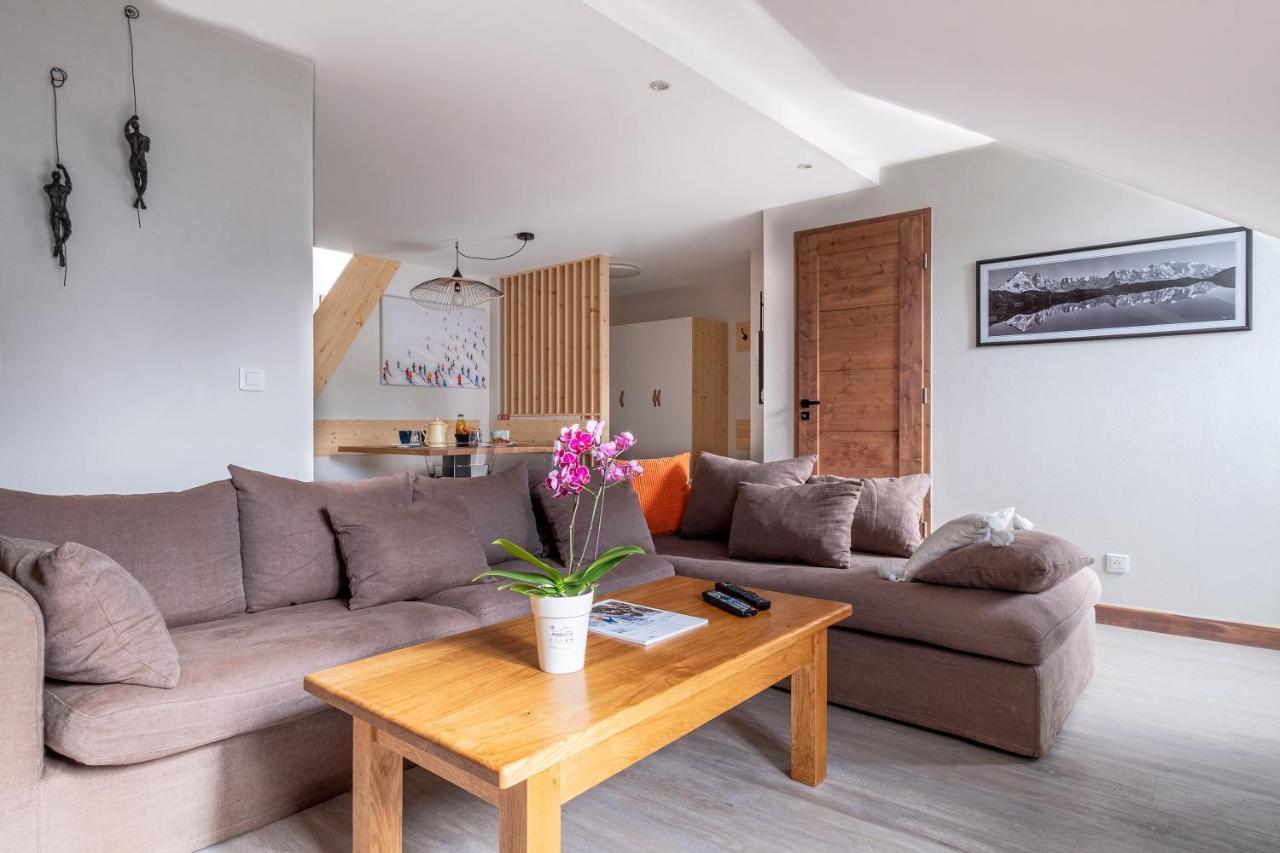 L'Appart 52, Magnifique Duplex En Plein Coeur De Chamonix-Mont-Blanc Exteriör bild